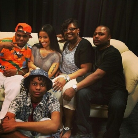 Micaiah Maraj with his siblings.